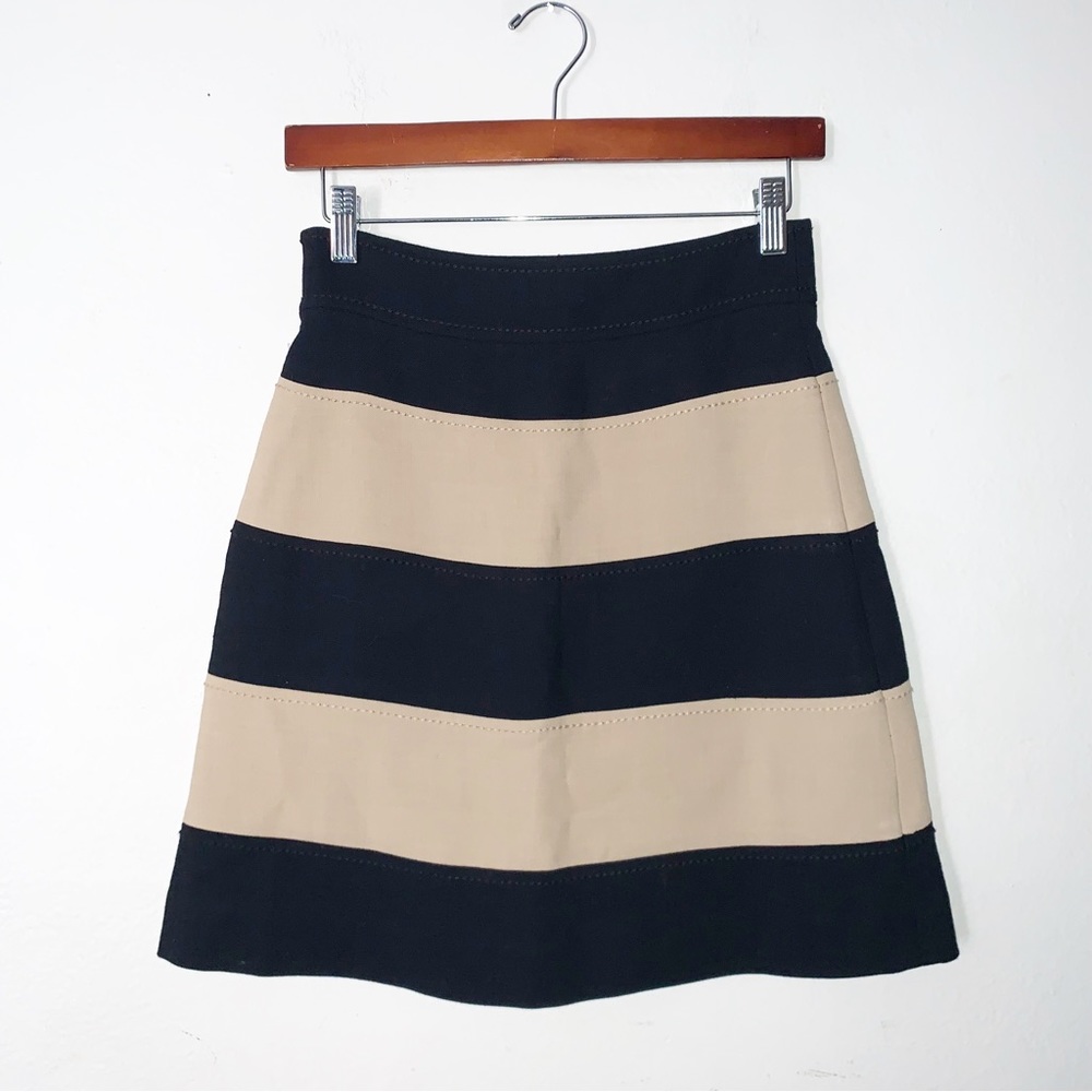 Kate Spade Clemonce Striped Wool Blend Skirt Sz 00 - Picture 5 of 5
